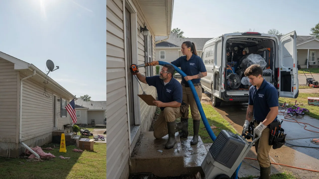 Ceiling Water Damage Restoration in Portland, TN near me